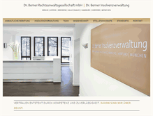 Tablet Screenshot of berner-insolvenzverwaltung.de